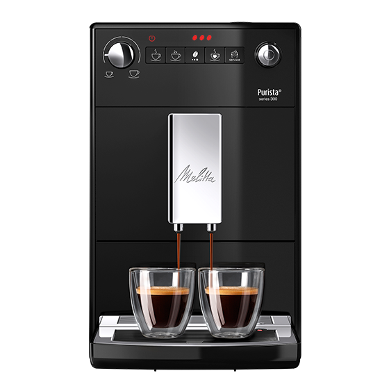 Purista® Series 300 Fully Automatic Coffee Machine (Black)