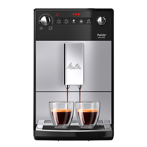 Purista® series 300 Kaffeevollautomat, silber-schwarz