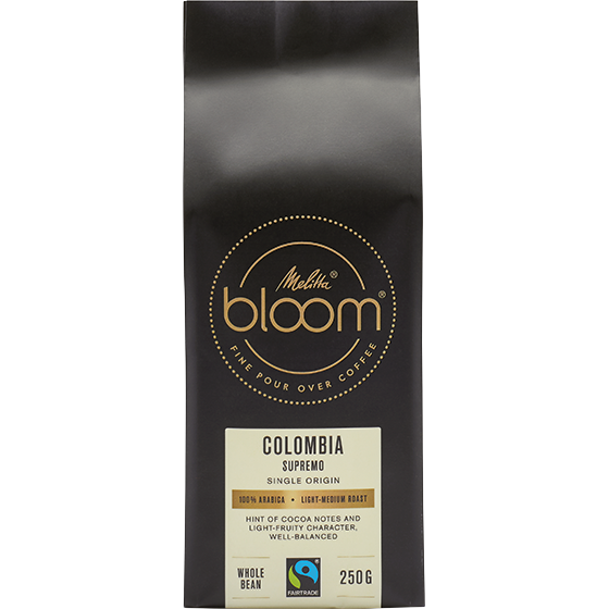 Melitta® BLOOM® Colombia Supremo Pour Over Coffee Beans, 250g