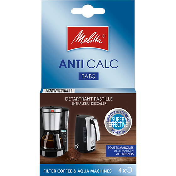 Anti Calc Tabs für Filterkaffeemaschinen und Wasserkocher